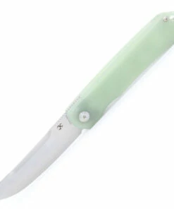Top 10 ⭐ Kansept Knives Kansept Hazakura T1019C3, 3.54" 154CM Satin Plain Blade, Jade G-10 Handle 🧨