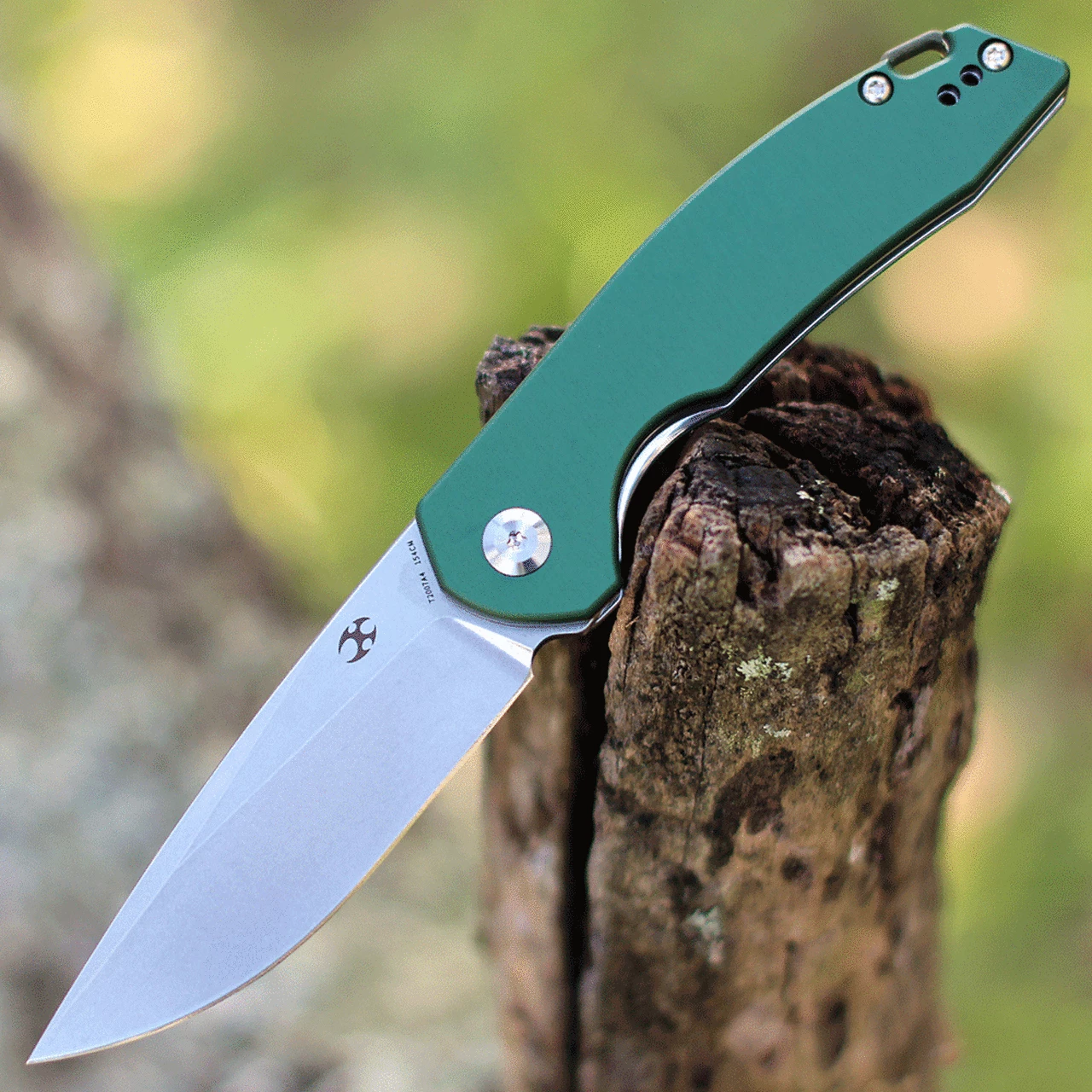 Discount ✔️ Kansept Knives Kansept Mini Accipiter Front Flipper - Green Alum. (3" 154CM SW) T2007A4 😀 1 Discount ✔️ Kansept Knives Kansept Mini Accipiter Front Flipper - Green Alum. (3" 154CM SW) T2007A4 😀