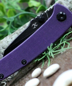 Cheapest 🎁 Kansept Knives T2015A6 Little Main Street Folding Knife, 2.25" 154CM Reverse Tanto Black Plain Blade, PuRple G10 Handle ⌛ -Automatic Knives shop T2015A6.3 55324.1617390656