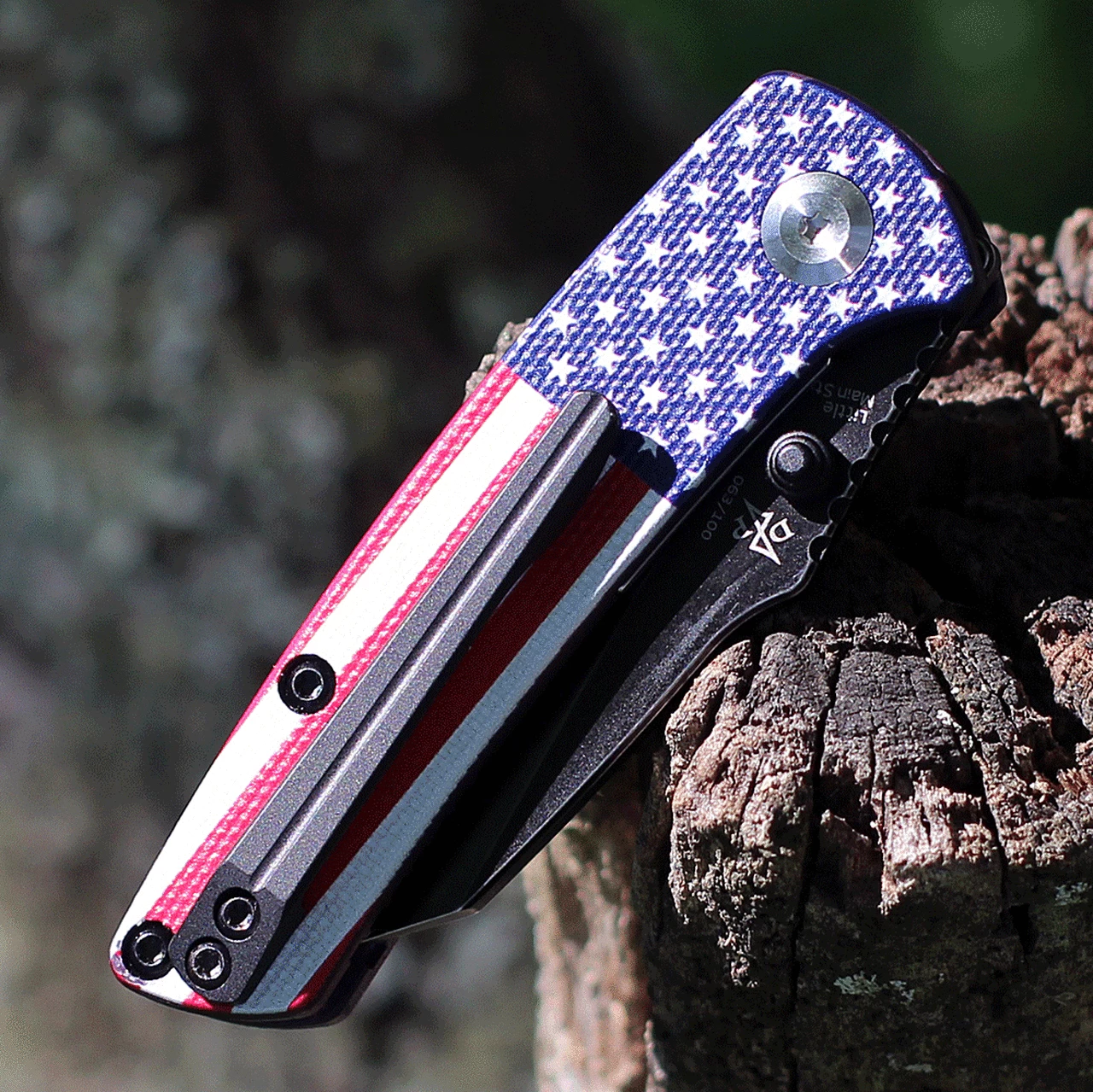 Wholesale 🔥 Kansept Knives Little Main Street KT2015F, 2.26" 154CM Black Plain Blade, G-10 American Flag Handle (Limited To 100) 👏 4 Wholesale 🔥 Kansept Knives Little Main Street KT2015F, 2.26" 154CM Black Plain Blade, G-10 American Flag Handle (Limited To 100) 👏 - Image 4