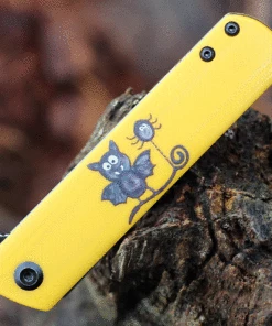 Wholesale 🔥 Kansept Knives Kansept Foosa Slip Joint - Yellow G10 / Bat Print (3" 154CM Blk SW) T2020T8 ⌛ 6 Wholesale 🔥 Kansept Knives Kansept Foosa Slip Joint - Yellow G10 / Bat Print (3" 154CM Blk SW) T2020T8 ⌛ -Automatic Knives shop T2020T8.2 82092.1636662201