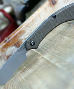 Flash Sale 💯 TOPS Knives TRAZ-04 Tac-Raze Friction Folding Knife , 3.13" 1095 Re-curve Tanto, Green Canvas Micarta 👏