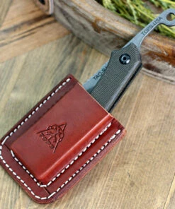 Flash Sale 💯 TOPS Knives TRAZ-04 Tac-Raze Friction Folding Knife , 3.13" 1095 Re-curve Tanto, Green Canvas Micarta 👏 -Automatic Knives shop TAC Raze 4 72670.1588279545