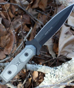 Hot Sale 🌟 Tops Ranger's Edge Dagger Blade, Black Linen Micarta Handle 🎁 -Automatic Knives shop TP3010.1 71849.1615397395