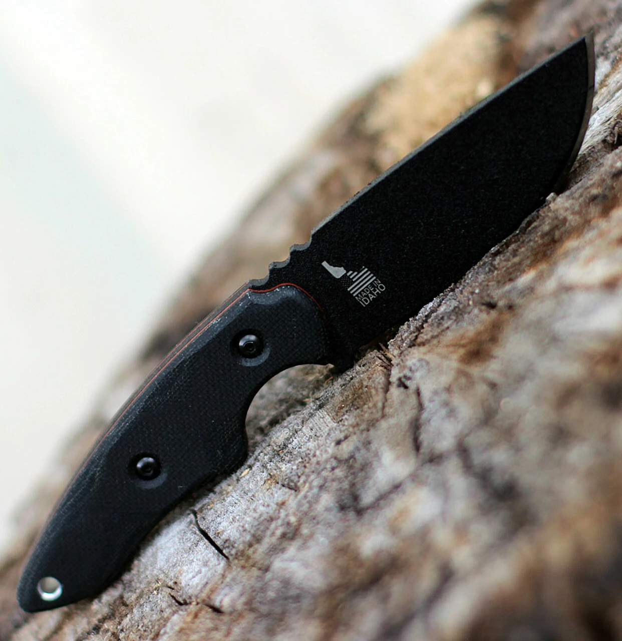 Promo 🔔 TOPS Knives 3 Pointer Black Canvas 3PR-01, 3.13" 1095 Carbon Steel Black Blade, Black Canvas Handle 🤩 2 Promo 🔔 TOPS Knives 3 Pointer Black Canvas 3PR-01, 3.13" 1095 Carbon Steel Black Blade, Black Canvas Handle 🤩 - Image 2