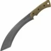 Cheapest 👏 Tops AKLU-01 A-Klub, 12.38" 1095 Acid Rain Blade, Green Canvas Micarta Handle 😀