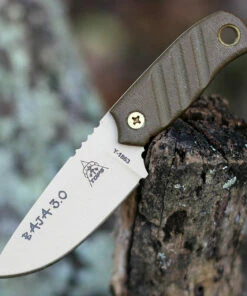 Top 10 🧨 TOPS Baja 3.0 Fixed Blade, Coyote Tan 1095 High Carbon, Green Micarta Handle 🤩