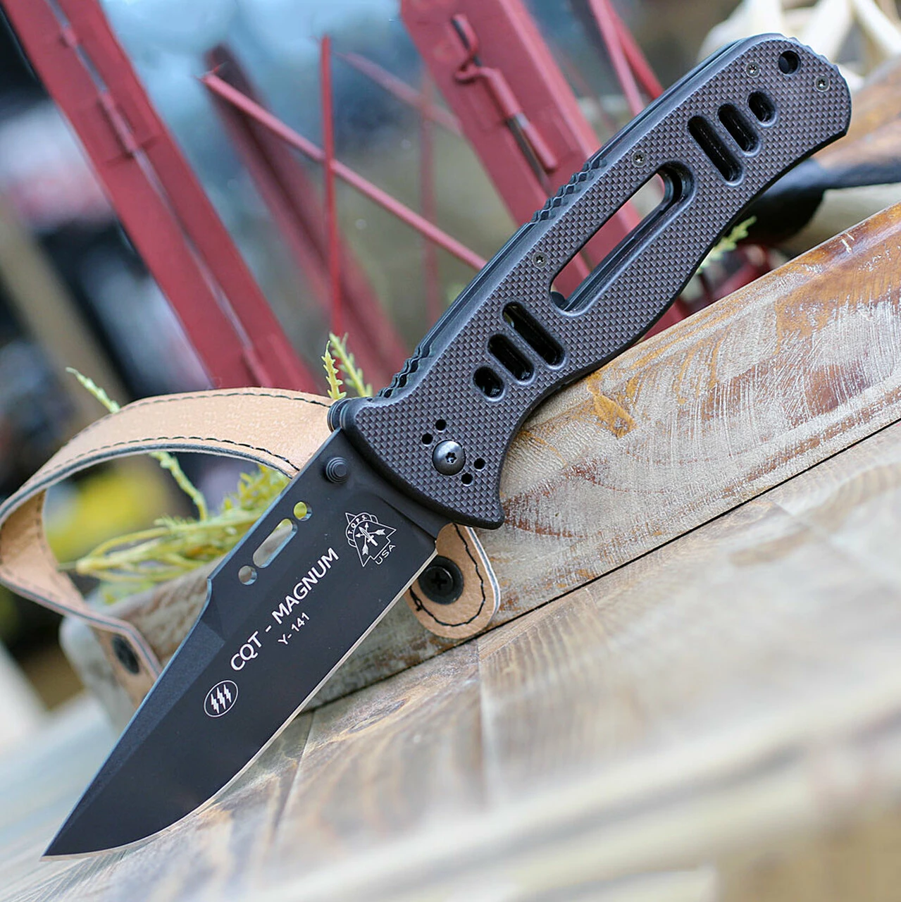 Deals 💯 Tops FKMD & T.O.P.S. USA Collaboration FX-CQT-747, 4.5" N690Co Steel Black Clip Point Blade, G-10 Handle 👏 1 Deals 💯 Tops FKMD & T.O.P.S. USA Collaboration FX-CQT-747, 4.5" N690Co Steel Black Clip Point Blade, G-10 Handle 👏