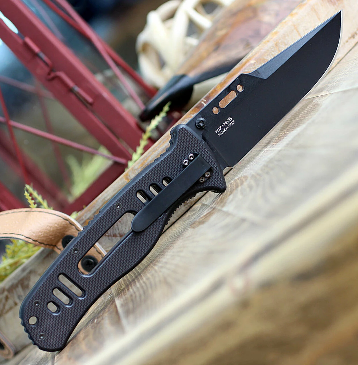 Deals 💯 Tops FKMD & T.O.P.S. USA Collaboration FX-CQT-747, 4.5" N690Co Steel Black Clip Point Blade, G-10 Handle 👏 2 Deals 💯 Tops FKMD & T.O.P.S. USA Collaboration FX-CQT-747, 4.5" N690Co Steel Black Clip Point Blade, G-10 Handle 👏 - Image 2