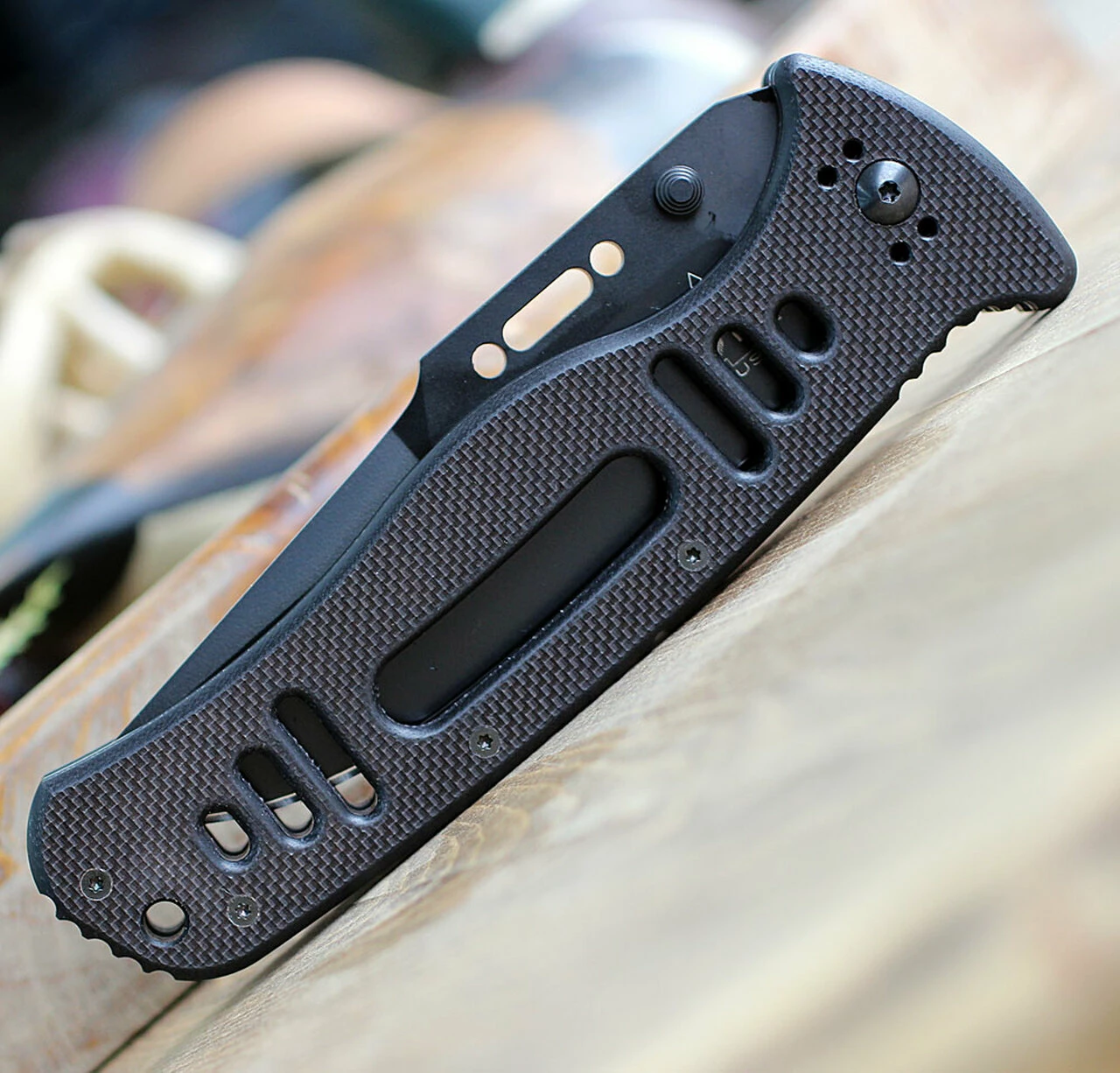 Deals 💯 Tops FKMD & T.O.P.S. USA Collaboration FX-CQT-747, 4.5" N690Co Steel Black Clip Point Blade, G-10 Handle 👏 3 Deals 💯 Tops FKMD & T.O.P.S. USA Collaboration FX-CQT-747, 4.5" N690Co Steel Black Clip Point Blade, G-10 Handle 👏 - Image 3