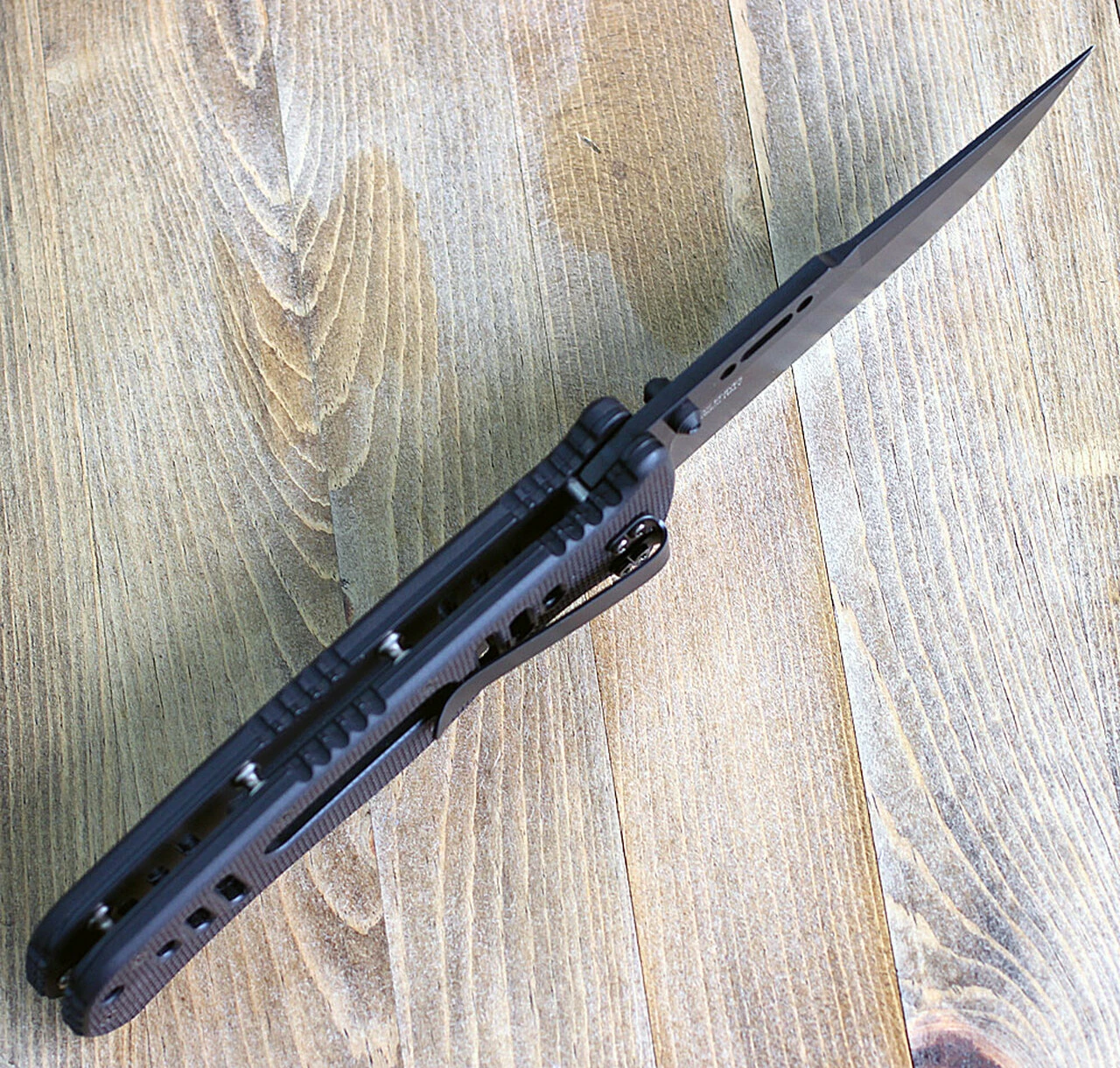 Deals 💯 Tops FKMD & T.O.P.S. USA Collaboration FX-CQT-747, 4.5" N690Co Steel Black Clip Point Blade, G-10 Handle 👏 5 Deals 💯 Tops FKMD & T.O.P.S. USA Collaboration FX-CQT-747, 4.5" N690Co Steel Black Clip Point Blade, G-10 Handle 👏 - Image 5