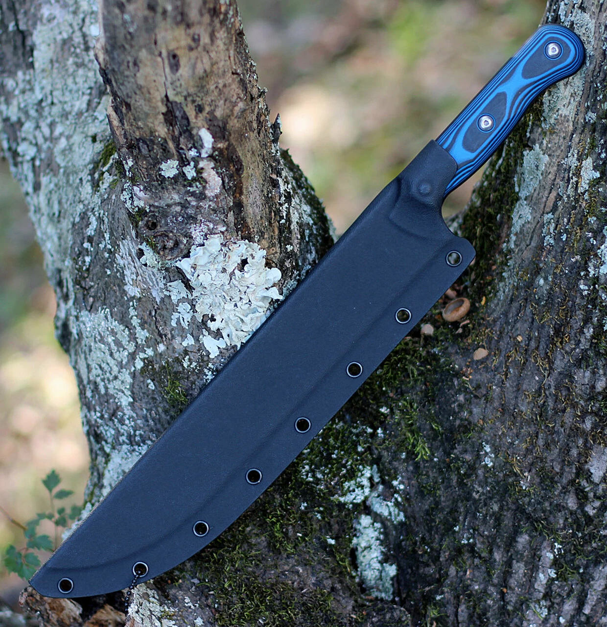 Budget ✨ Tops Knives Dicer 10 Slicer DCR10-01, 10.0" CPM S35VN Tumble Blade, Blue/Black G10 Handle ⌛ 3 Budget ✨ Tops Knives Dicer 10 Slicer DCR10-01, 10.0" CPM S35VN Tumble Blade, Blue/Black G10 Handle ⌛ - Image 3