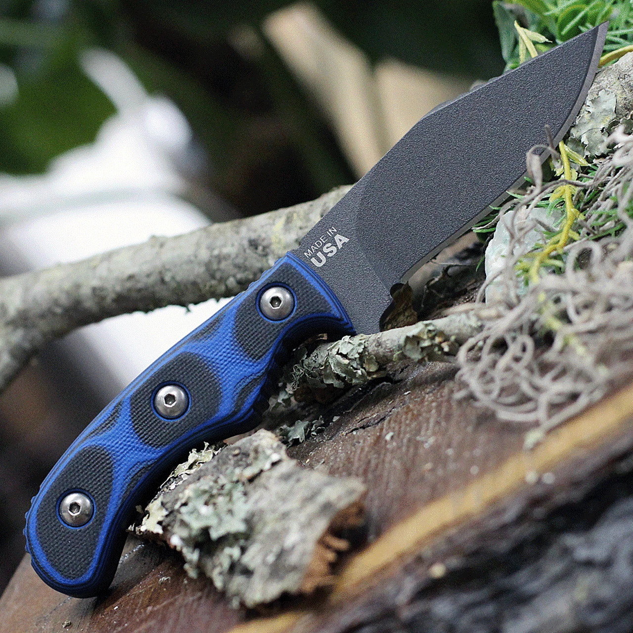 Buy 👏 Tops Delta Unit 3 DEUT-03, 3.00" 1095 High Carbon Steel, Blue/black G-10 Handle 🎉 2 Buy 👏 Tops Delta Unit 3 DEUT-03, 3.00" 1095 High Carbon Steel, Blue/black G-10 Handle 🎉 - Image 2