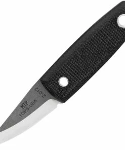 Coupon 🧨 TOPS Mini Tanimboca Puukko TPMPUK01, 1.63" 1095 Tumble Finish Blade, Black Canvas Handle 🛒