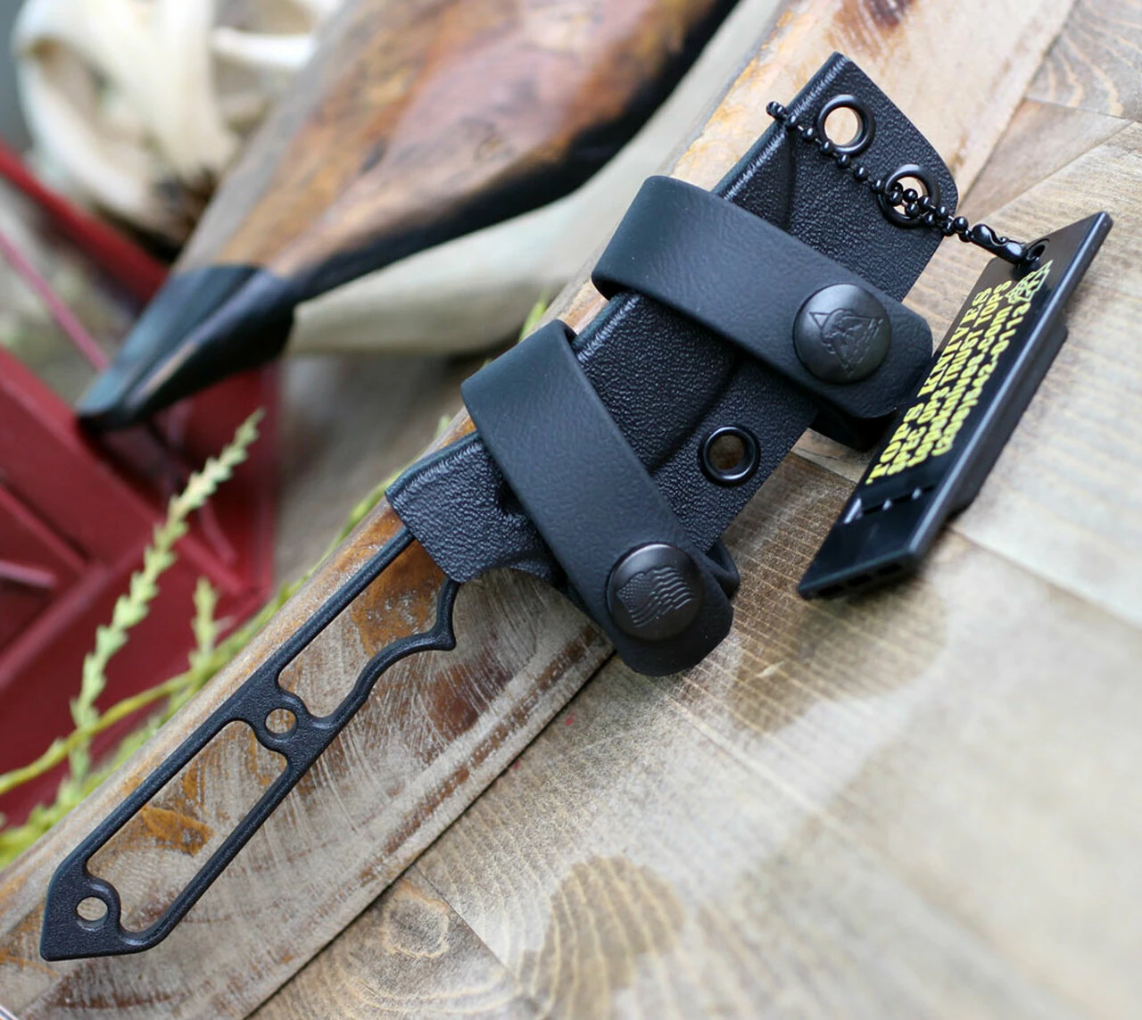 Deals ๐งจ TOPS Street Spike STS-01, 2.75" 1095 Black Coating Plain Blade Skeletonized, Black Kydex Sheath ๐ 3 Deals ๐งจ TOPS Street Spike STS-01, 2.75" 1095 Black Coating Plain Blade Skeletonized, Black Kydex Sheath ๐ - Image 3