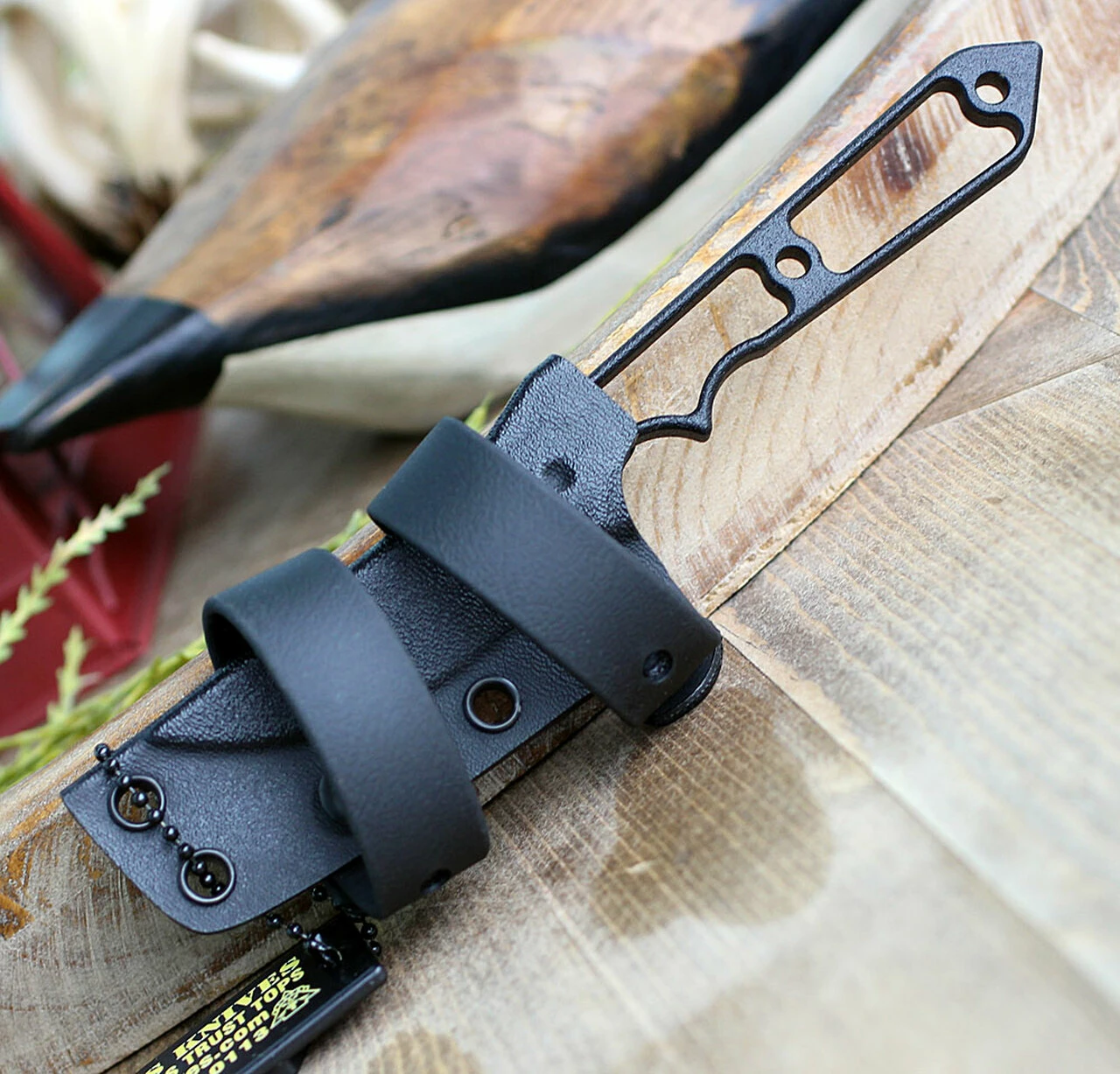 Deals ๐งจ TOPS Street Spike STS-01, 2.75" 1095 Black Coating Plain Blade Skeletonized, Black Kydex Sheath ๐ 4 Deals ๐งจ TOPS Street Spike STS-01, 2.75" 1095 Black Coating Plain Blade Skeletonized, Black Kydex Sheath ๐ - Image 4