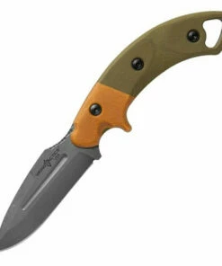 Best deal ⌛ TOPS KNIVES VTAC-02 Viking Tactics Crusader, 3.63" 1095 Acid Rain Blade, Tan & Green Canvas Micarta 🤩