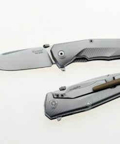 Discount 🎁 LionSteel Lion Steel T.R.E. Bronze Titanium, 2.91" M390 Satin Blade, Titanium Handle 🛒