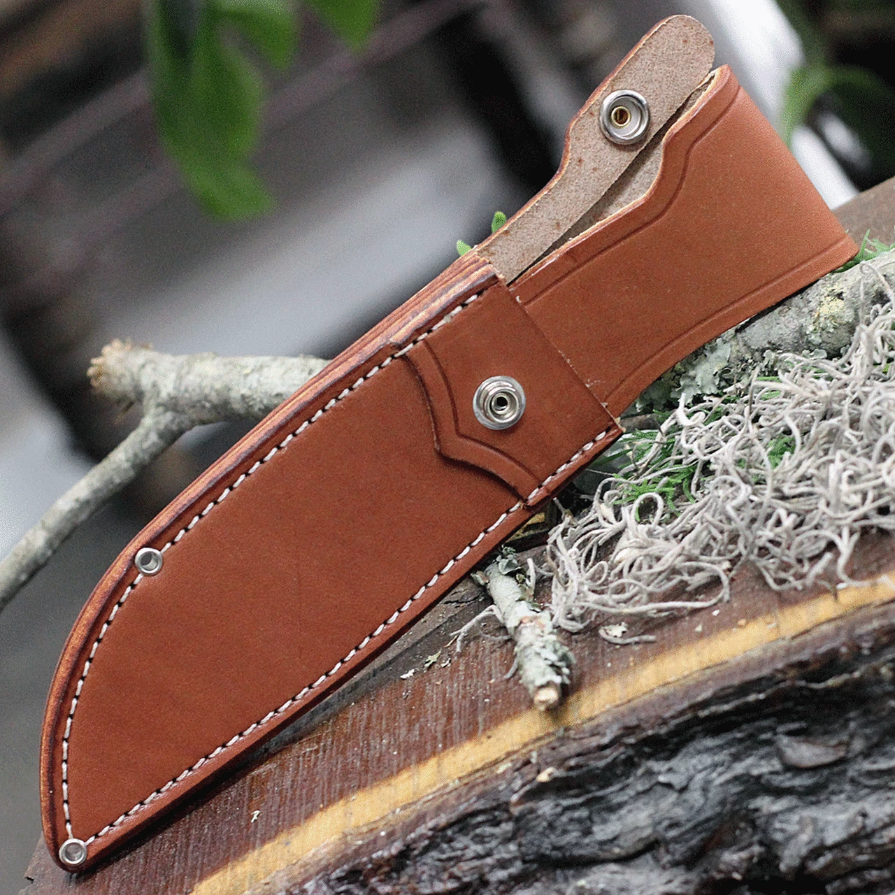 Deals โ Bark River Knives Teddy Fixed Blade 08-114M-NC, 6.25" A2 Tool Steel Satin Blade, Natural Canvas Micarta Handle, Brown Leather Sheath ๐งจ 3 Deals โ Bark River Knives Teddy Fixed Blade 08-114M-NC, 6.25" A2 Tool Steel Satin Blade, Natural Canvas Micarta Handle, Brown Leather Sheath ๐งจ - Image 3