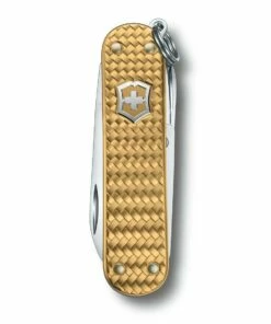 Cheapest 🔔 Victorinox Swiss Army Classic Precious Alox Brass Gold - 0.6221.408G 🎉 -Automatic Knives shop VN06221408G 1 01262.1635869667