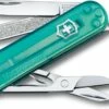 Budget 🤩 Victorinox Swiss Army Classic SD Transparent Tropical Surf - 0.6223.T24G 🔥