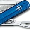 Cheap 💯 Victorinox Swiss Army Classic SD Transparent Deep Ocean - 0.6223.T2G 🔥