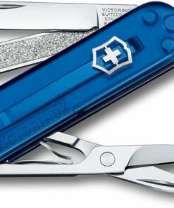 Cheap 💯 Victorinox Swiss Army Classic SD Transparent Deep Ocean - 0.6223.T2G 🔥