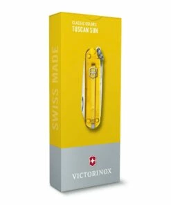 Outlet ✔️ Victorinox Swiss Army Classic SD Transparent Tuscan Sun - 0.6223.T81G ✨ -Automatic Knives shop VN06223T81G 1 10495.1625761707