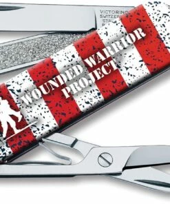 Promo 🎉 Victorinox Swiss Army Classic SD Wounded Warrior - American Flag 🔥