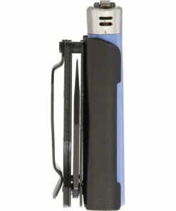 Best Sale 👏 Wild Boar Knife and Lighter Holder 1021, 1.75" Stainless Blade, Black Aluminum Handle (Holds Standard Lighter) ✔️ -Automatic Knives shop WB1021 2 96500.1616424731