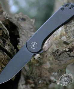 Coupon 🌟 We Knife Co. WE Knife Elementum Frame Lock - Blk Ti (3" CPM 20CV Blk SW) WE18062X-3 🔔