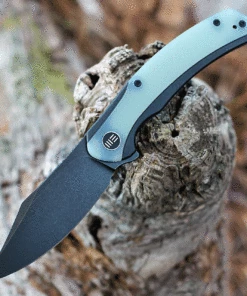 Flash Sale 🌟 We Knife Co. WE Knife Snick - Blk Ti / Natural G10 (3.5" CPM 20CV Blk SW) WE19022F-4 ✨