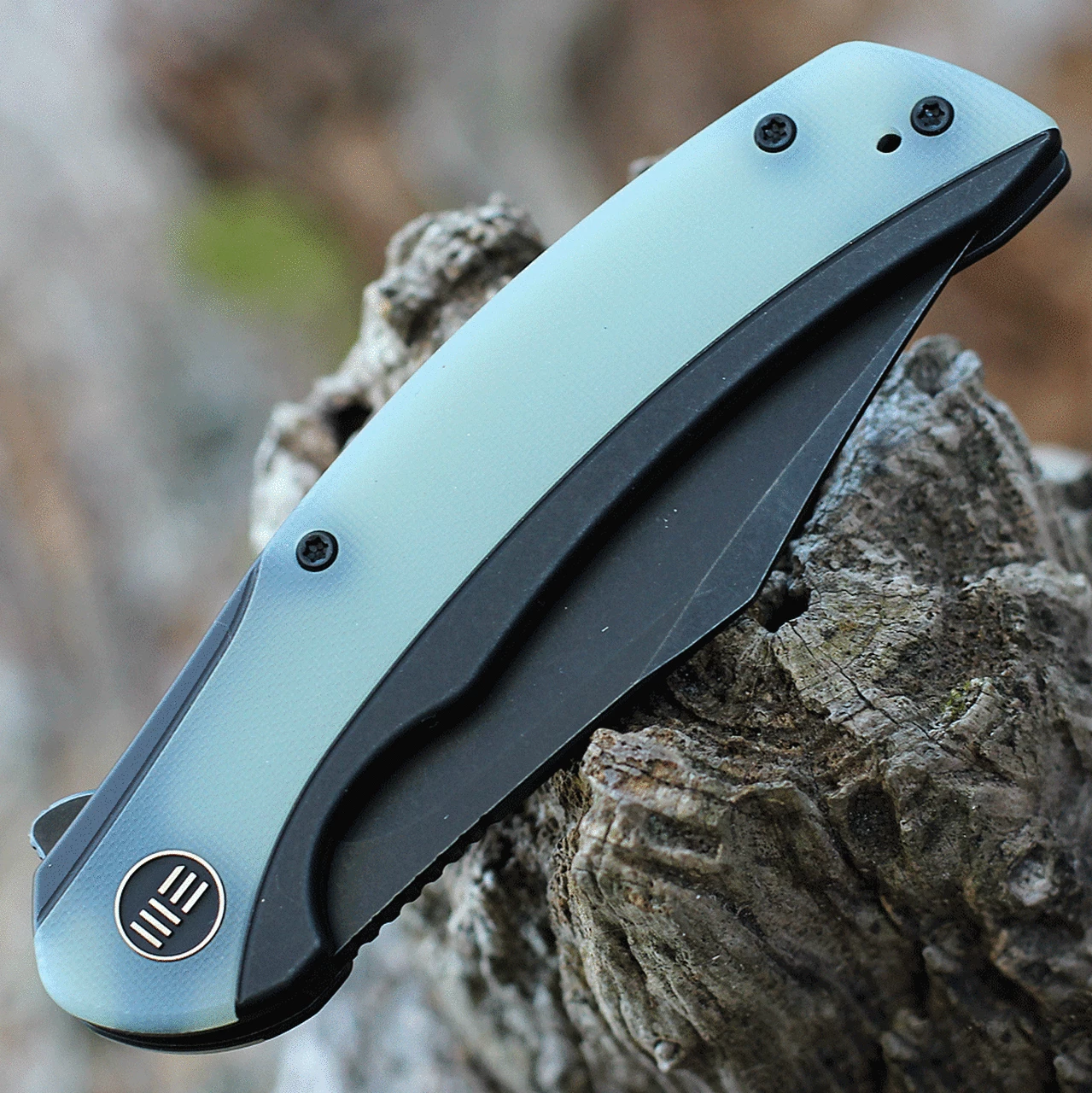 Flash Sale 🌟 We Knife Co. WE Knife Snick - Blk Ti / Natural G10 (3.5" CPM 20CV Blk SW) WE19022F-4 ✨ 3 Flash Sale 🌟 We Knife Co. WE Knife Snick - Blk Ti / Natural G10 (3.5" CPM 20CV Blk SW) WE19022F-4 ✨ - Image 3