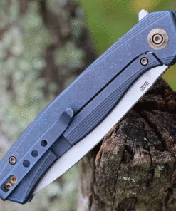 Hot Sale 👍 WE Knife Co. Seer - Blue Ti (3.48" CPM-20CV) 20015-2 Limited Edition 🛒 -Automatic Knives shop WE20015 2.2 84059.1631816249