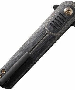 Cheap 🎉 WE Knife Co. Angst 2002C, 3.06" CPM S35VN Black Stonewashed Dagger Blade, Black G-10 & Black Twill Carbon Fiber Handle 👍 -Automatic Knives shop WE2002C 1 21089.1617991915