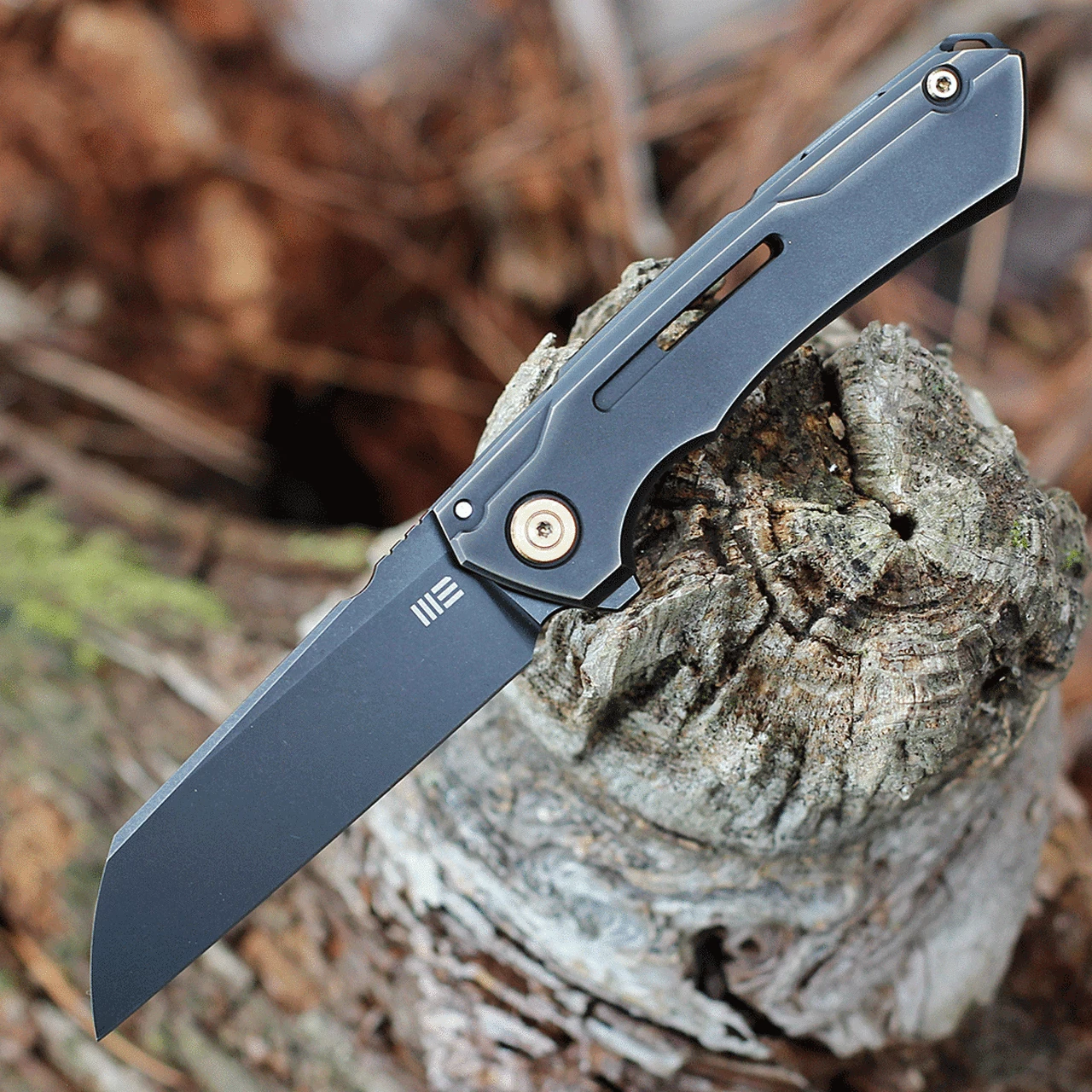 Cheapest ❤️ We Knife Co. WE Knife Mini Buster - Antique Bronze Ti (3.5" CPM-20CV Blk SW) 2003B ⭐ 1 Cheapest ❤️ We Knife Co. WE Knife Mini Buster - Antique Bronze Ti (3.5" CPM-20CV Blk SW) 2003B ⭐