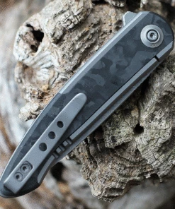 Best deal 👏 We Knife Co. WE Knife Smooth Sentinel - Ti/Marble CF (3" CPM 20CV SW) WE20043-1 🌟 -Automatic Knives shop WE200431.3 33526.1635528504