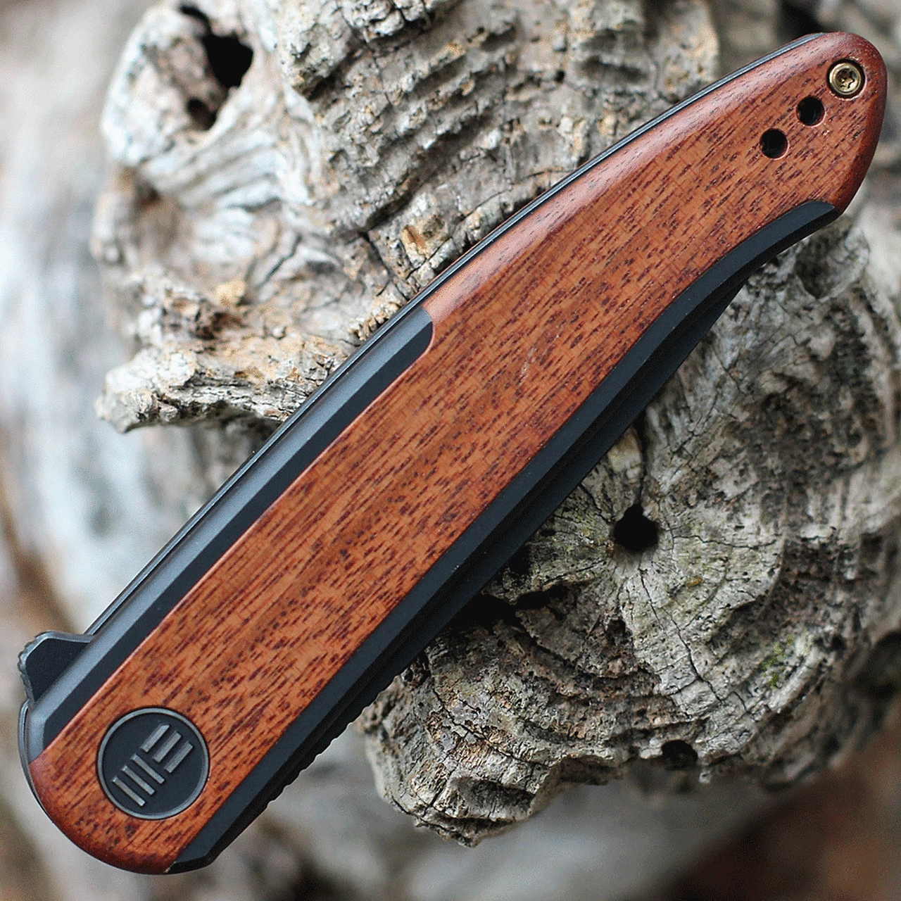 Promo 🧨 We Knife Co. WE Knife Smooth Sentinel - Blk Ti/Cuiboutia (3" CPM 20CV Blk) WE20043-3 ❤️ 3 Promo 🧨 We Knife Co. WE Knife Smooth Sentinel - Blk Ti/Cuiboutia (3" CPM 20CV Blk) WE20043-3 ❤️ - Image 3