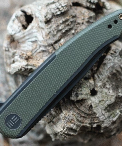 Best deal 🎁 We Knife Co. WE Knife Smooth Sentinel - Blk Ti/Green Micarta (3" CPM 20CV Blk) WE20043-4 💯 -Automatic Knives shop WE200434.3 68269.1635529652