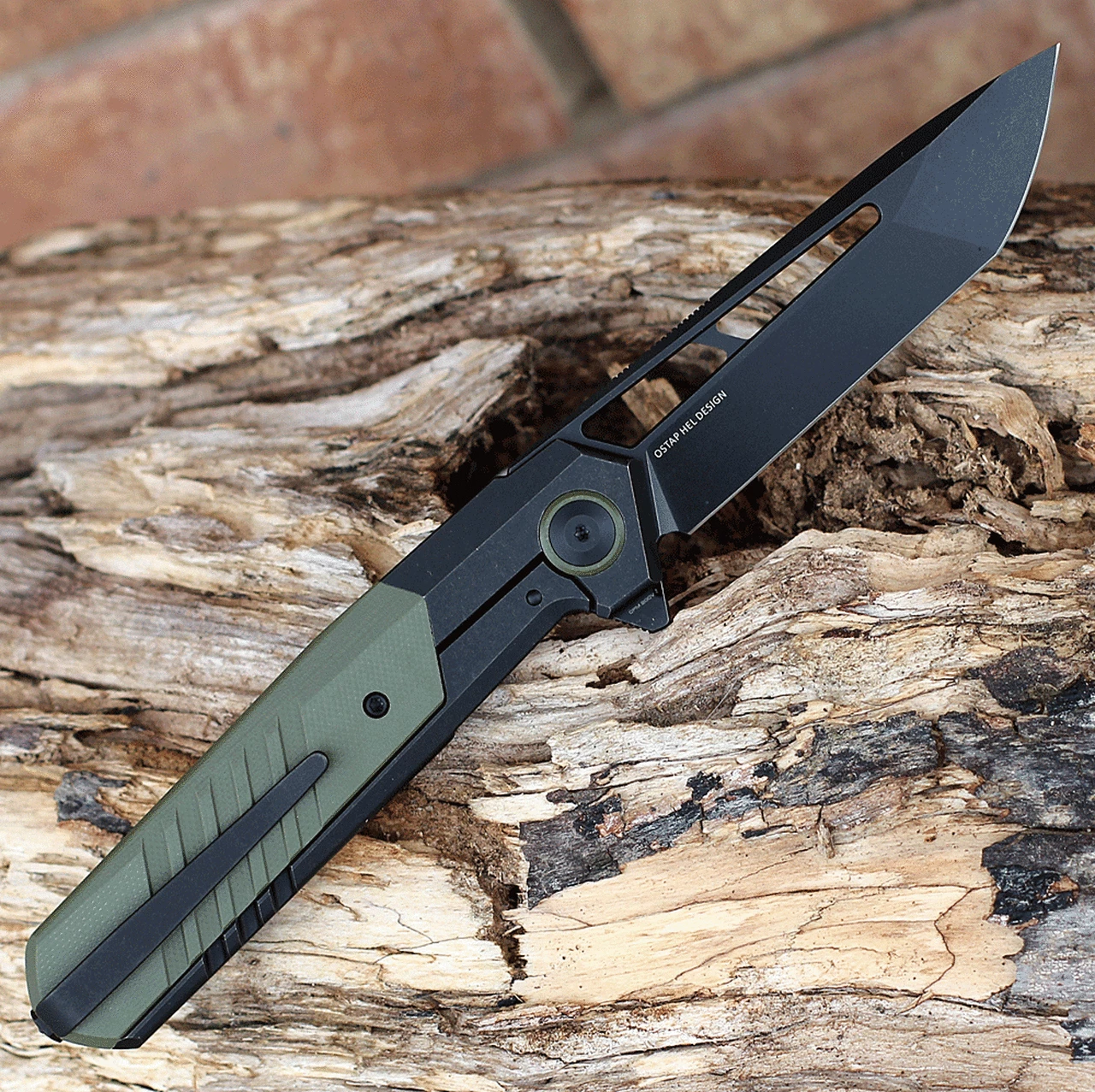 Deals 👏 We Knife Co. WE Knife Arsenal - Blk Ti / OD Green G10 (3.5" CPM 20CV Blk SW) WE20073-2 ❤️ 2 Deals 👏 We Knife Co. WE Knife Arsenal - Blk Ti / OD Green G10 (3.5" CPM 20CV Blk SW) WE20073-2 ❤️ - Image 2