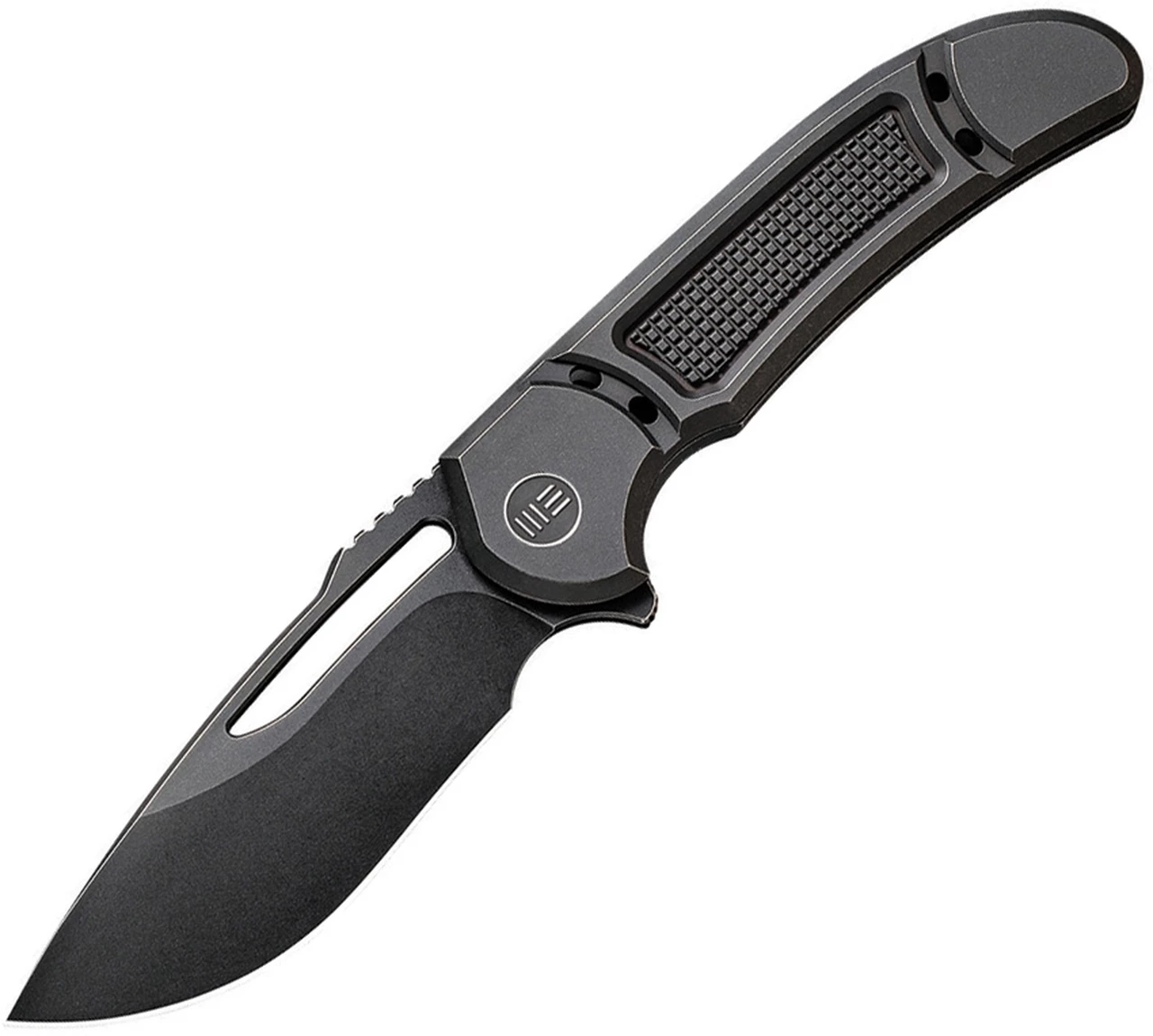Brand new 🛒 WE Knife Co. Minax, 2007C, 3.5" CPM-20CV Black Drop Point Blade, Black Titanium Handle 🎁 1 Brand new 🛒 WE Knife Co. Minax, 2007C, 3.5" CPM-20CV Black Drop Point Blade, Black Titanium Handle 🎁