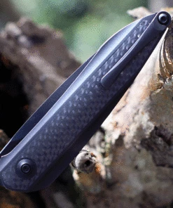 Flash Sale 🤩 WE Knife Co. Black Void Opus - Black Ti / CF (2.84" CPM-20CV Black SW) 2010V-1 ❤️ -Automatic Knives shop WE2010V 1.3 98954.1629737997