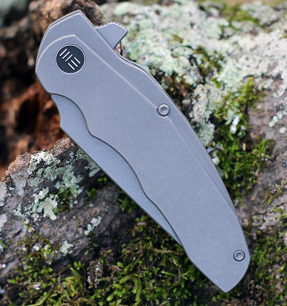 Deals 🎉 WE Knife Co. Skreech, 2014B, 3.3" Stonewash Drop Point Blade, Gray Ti Handle 😍 4 Deals 🎉 WE Knife Co. Skreech, 2014B, 3.3" Stonewash Drop Point Blade, Gray Ti Handle 😍 - Image 4