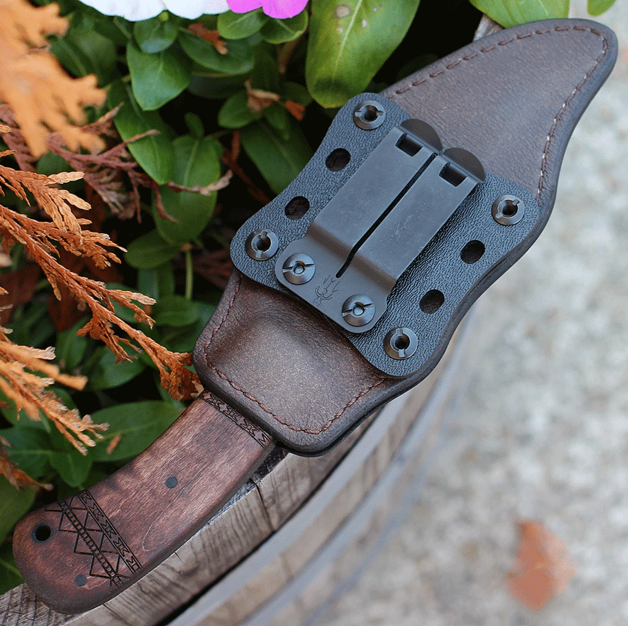 Best deal 👍 Winkler Knives Belt Knife 9.25" Fixed Blade Tribal Maple Handle ⌛ 4 Best deal 👍 Winkler Knives Belt Knife 9.25" Fixed Blade Tribal Maple Handle ⌛ - Image 4