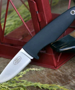 Deals ⭐ Fallkniven WM1 Fixed Blade Sporting Knife WM1ZCOS, 2.75" Lam. CoS Satin Drop Point Plain Blade,Black Thermorun Rubber Handle, Zytel Neck Sheath 👏