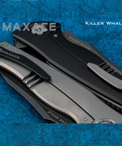 Promo 🔥 Maxace Knives Maxace Killer Whale 2.0 - Gray Ti (3.86" ASP-60 Blk SW) MKW202 ⌛ -Automatic Knives shop Whale 2.0 3 06480.1644273910