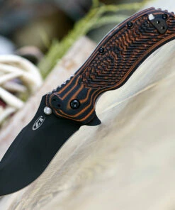 Coupon 🎁 Zero Tolerance 0350MOC Linerlock A/O, 3.25" CPM S30V Black Blade, Moccasin G10 Handle 🔥