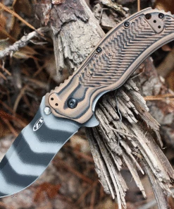 Buy 😍 Zero Tolerance Hyena Brown (3.25" S30V Tiger Stripe) - 0350TS-HB 🎁