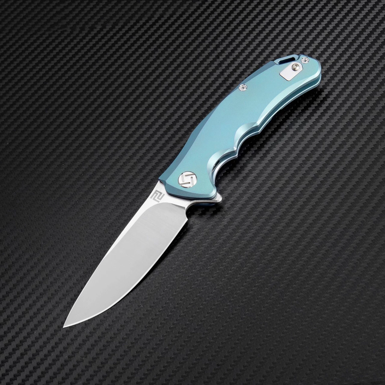 Hot Sale 🔥 Artisan Cutlery Artisan Small Tradition ATZ1702GSGN, 3.27" S35VN Plain Blade, Green TC4 Titanium Handle 🌟 1 Hot Sale 🔥 Artisan Cutlery Artisan Small Tradition ATZ1702GSGN, 3.27" S35VN Plain Blade, Green TC4 Titanium Handle 🌟