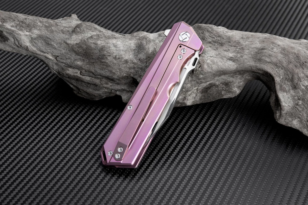 Best reviews of ⌛ Artisan Cutlery Artisan Littoral ATZ1703GRE, 3.54 in. S35VN Plain Blade, Purple Titanium Handle ⭐ 3 Best reviews of ⌛ Artisan Cutlery Artisan Littoral ATZ1703GRE, 3.54 in. S35VN Plain Blade, Purple Titanium Handle ⭐ - Image 3